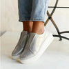 Julz Serena Leather Sneaker - Silver