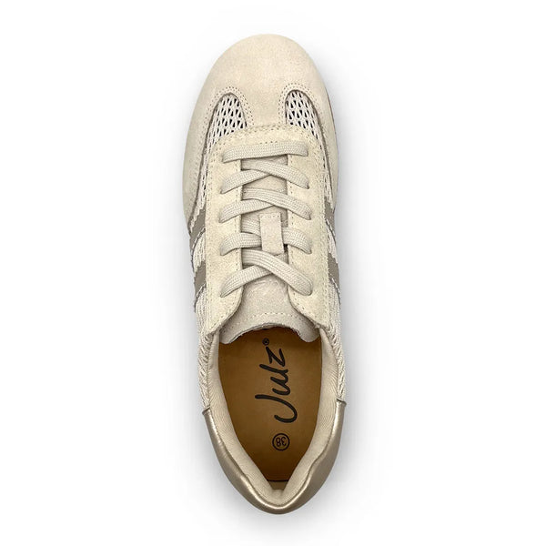 Julz Shiloh Leather Sneaker - Beige
