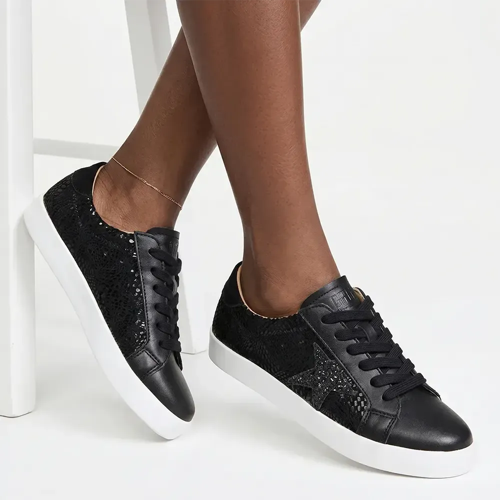 Julz Sydney Leather Sneaker - Black Snake | Shoe Box Online Store Julz Sydney Leather Sneaker - Black Snake | Shoe Box Online Store