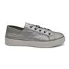 Julz Valentina Leather Sneaker With Star Detail - Silver-Julz-Buy shoes online