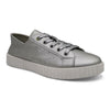 Julz Valentina Leather Sneaker With Star Detail - Silver-Julz-Buy shoes online