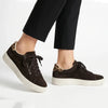 Julz Valentina With Zip Leather Sneaker - Leopard Hazelnut