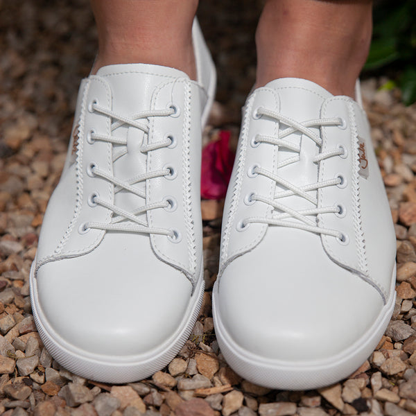 Julz Vicki Leather Sneaker - Classic White