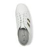 Julz Vicki Leather Sneaker - White Leopard Stripes