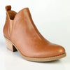 Julz Yada Leather Ankle Boot - Caramel