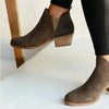 Julz Yada Leather Ankle Boot - Chocolate