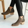 Julz Yada Leather Ankle Boot - Chocolate