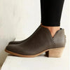 Julz Yada Leather Ankle Boot - Stone