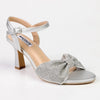 MADISON Evening Hi Heel Sandal - Silver