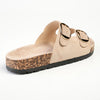 Madison 2 Buckle Comfort BF Sandals - Beige-Alessio-Buy shoes online