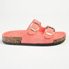 Madison 2 Buckle Comfort BF Sandals - Coral-Madison Heart of New York-Buy shoes online