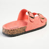 Madison 2 Buckle Comfort BF Sandals - Coral-Madison Heart of New York-Buy shoes online