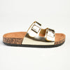 Madison 2 Buckle Comfort BF Sandals - Gold-Madison Heart of New York-Buy shoes online