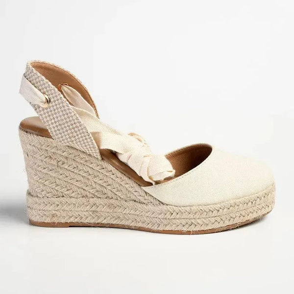 Madison 2 Leena Fashion Wedge Sandals - Natural Nude