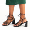 Madison Abigail Strappy Heel - Black-Madison Heart of New York-Buy shoes online