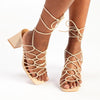 Madison Abigail Strappy Heel - Nude-Madison Heart of New York-Buy shoes online