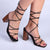 Madison Ailo Strappy Block Heel - Black-Madison Heart of New York-Buy shoes online