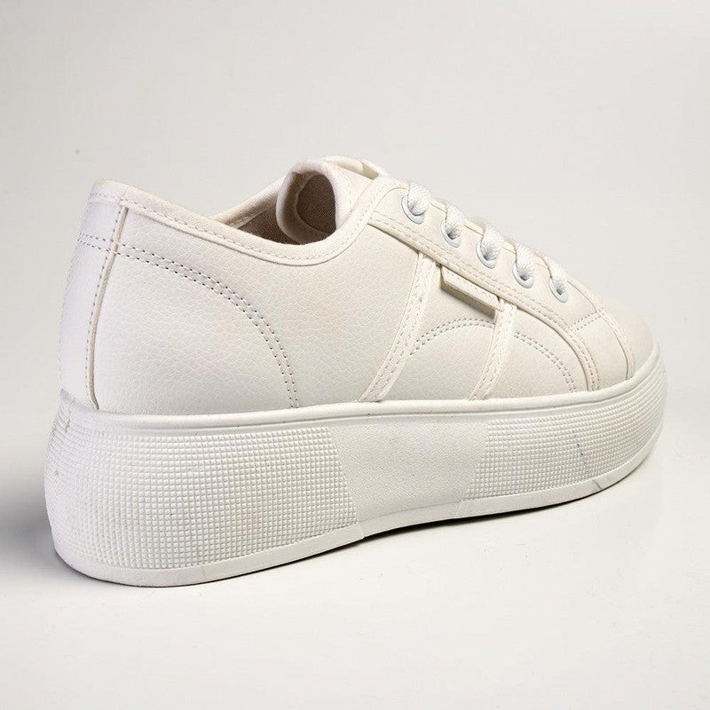 Madison Aimee Platform Sneaker - White – Shoe Box™ Online Store