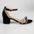 Madison Alice 3 Diamond Strap Block Heel - Black-Madison Heart of New York-Buy shoes online