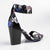 Madison Allan 2 Ankle Strap Sandal - Black Floral-Madison Heart of New York-Buy shoes online