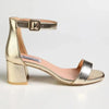 Madison Amira 3 Block Heel - Gold