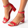 Madison Amira 3 Block Heel - Red