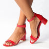 Madison Amira 3 Block Heel - Red