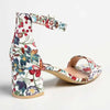 Madison Amira 3 Block Heel - White Floral
