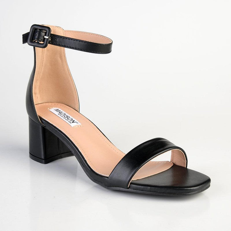 Madison Amira Block Heel Sandal - Black – Shoe Box™ Online Store