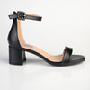 Madison Amira Block Heel Sandal - Black-Madison Heart of New York-Buy shoes online