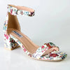 Madison Amira Heel - White Floral