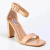 Madison Angelique 4 Basic Block Heel - Nude