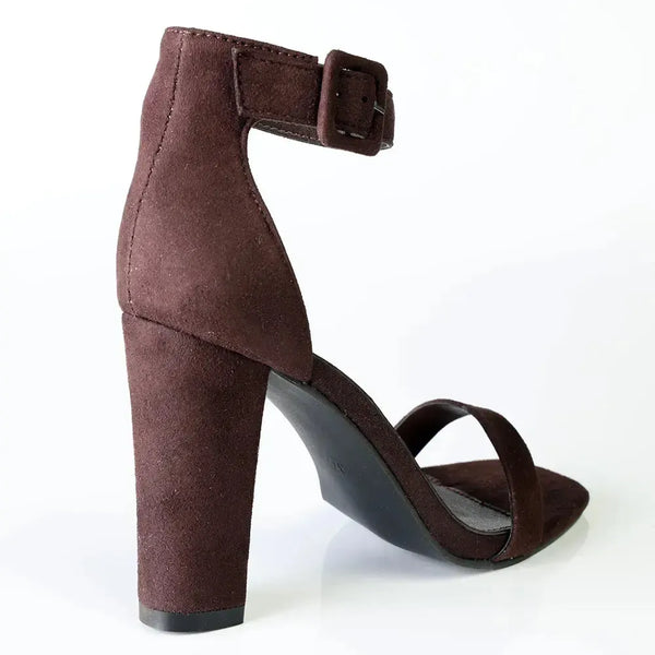 Madison Angelique Block Heel - Chocolate