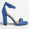 Madison Angelique Classic Block Heel Sandal - Denim Blue-Madison Heart of New York-Buy shoes online