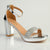 Madison Angie Closed Back Platform Sandals - Silver-Madison Heart of New York-Buy shoes online