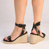 Madison Annabella Wedge - Black