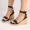 Madison Annabella Wedge - Black