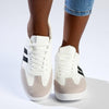 Madison Ariella Fashion Sneaker - White / Black-Madison Heart of New York-Buy shoes online