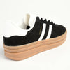 Madison Ariella Platform Fashion Sneaker - Black-Madison Heart of New York-Buy shoes online