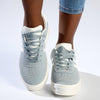 Madison Ariella Platform Fashion Sneaker - Light Blue-Madison Heart of New York-Buy shoes online