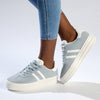 Madison Ariella Platform Fashion Sneaker - Light Blue-Madison Heart of New York-Buy shoes online