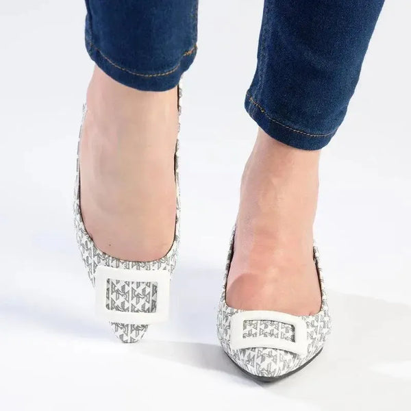 Madison Babette Flats - White Multi