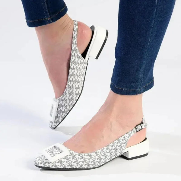 Madison Babette Flats - White Multi