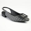 Madison Babette Closed Toe Printed Slingback- Black Multi-Madison Heart of New York-Buy shoes online
