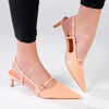 Madison Baila Heels - Peach Fuzz