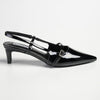 Madison Baila Kitten Slingback Heels - Black-Madison Heart of New York-Buy shoes online