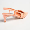 Madison Baila Kitten Slingback Heels - Peach Fuzz-Madison Heart of New York-Buy shoes online