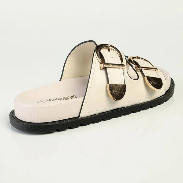 Madison Barabara Sandal - Off White