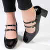 Madison Baran Block Heel - Black-Madison Heart of New York-Buy shoes online