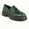 Madison Bella Tassle Slip on Loafer - Dark Green-Madison Heart of New York-Buy shoes online